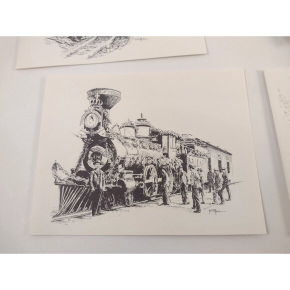 8 Hasty Note Cards Canadian Historical Drawings Art Prints Tonia Marks 1960s - Picture 10 of 13